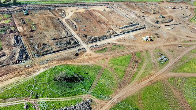 Image: Facing north east over looking stages 3 & 4